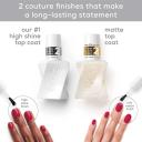 Essie Gel Couture Platinum Grade Finish Top Coat Top Coat, 0.46 fl oz