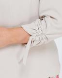 Estelle Plus Thea Bow Sleeve Jacket Nude