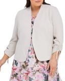 Estelle Plus Thea Bow Sleeve Jacket Nude