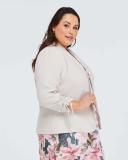 Estelle Plus Thea Bow Sleeve Jacket Nude