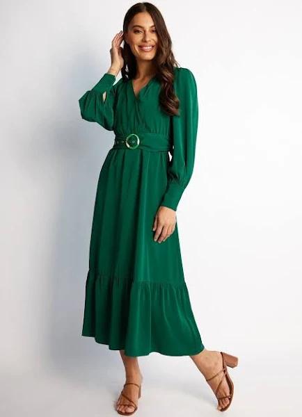 Esther & Co. Neysa Dress - Green M