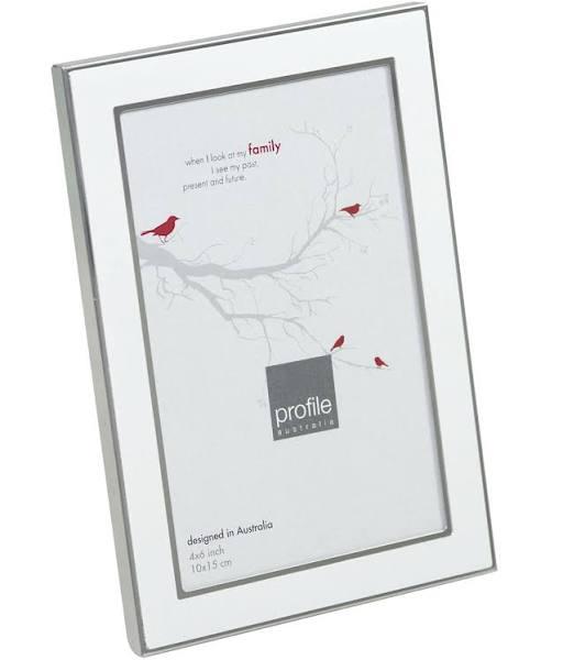 Eternal White Metal 5x7 Photo Frame | Kaieda