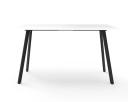 Eternity High Bar Table 1800 x 750 / Natural Oak / White
