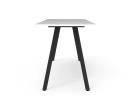 Eternity High Bar Table 1800 x 900 / Natural Oak / Black