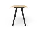 Eternity High Bar Table 1800 x 900 / White / Black