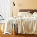 ettitude Bamboo Lyocell Signature Sateen Duvet Cover in Beige/Sand | Double