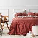 ettitude Bamboo Lyocell Signature Sateen Duvet Cover in Beige/Sand | Double