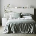 ettitude Bamboo Lyocell Signature Sateen Duvet Cover in Beige/Sand | Double