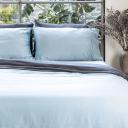 ettitude Bamboo Lyocell Signature Sateen Duvet Cover in Blue/Ocean | Single