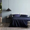 ettitude Bamboo Lyocell Signature Sateen Duvet Cover in Sky/Blue | Queen