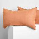 Eve Linen | Clay Quilt Cover | Super King | Sheet Society