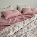 Eve Linen | Mauve Pillowcases | King Size / Set of 2 | Sheet Society