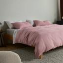 Eve Linen | Mauve Pillowcases | King Size / Set of 2 | Sheet Society