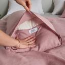 Eve Linen | Mauve Pillowcases | King Size / Set of 2 | Sheet Society