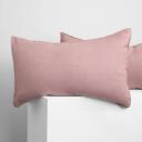 Eve Linen | Mauve Pillowcases | King Size / Set of 2 | Sheet Society