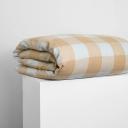 Eve Linen | Riley Gingham Quilt Cover | Super King | Sheet Society