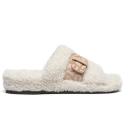 EVERAU Curly Sheepskin Wool Slides Women Croft