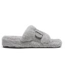 EVERAU Curly Sheepskin Wool Slides Women Croft