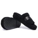 EVERAU Curly Sheepskin Wool Slides Women Croft