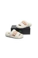 EVERAU Curly Sheepskin Wool Slides Women Croft