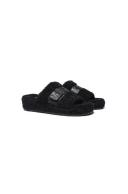 EVERAU Curly Sheepskin Wool Slides Women Croft