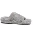 EVERAU Curly Sheepskin Wool Slides Women Croft