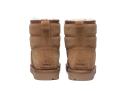 EVERAU Mini Sheepskin Boots Women Puffer