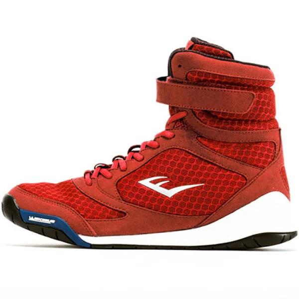 Everlast Elite Pro Hi-Top Red Boxing Boots - 10