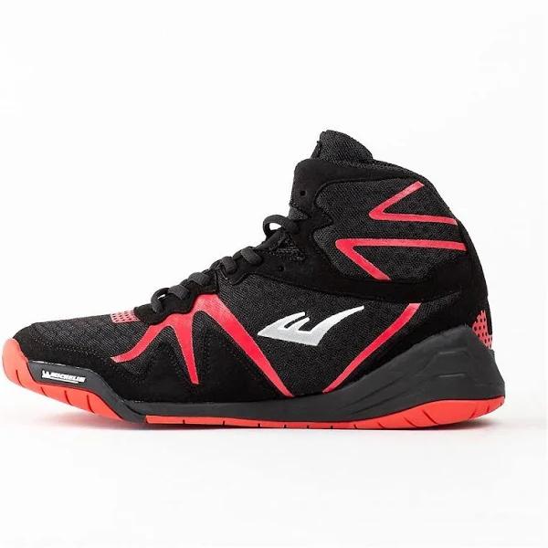 Everlast Pivt Low Top Boxing Shoes Mens Black/Red UK 11