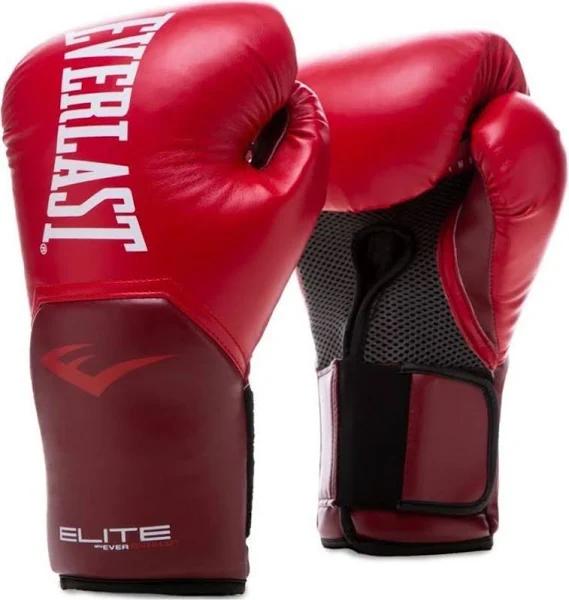 Everlast Pro Style Elite Boxing Gloves | Red | 10oz | Unisex | Synthetic Leather