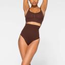 Everyday Sculpt High-Waisted Thong | Cocoa