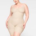Everyday Sculpt Mid Thigh Bodysuit | Sand