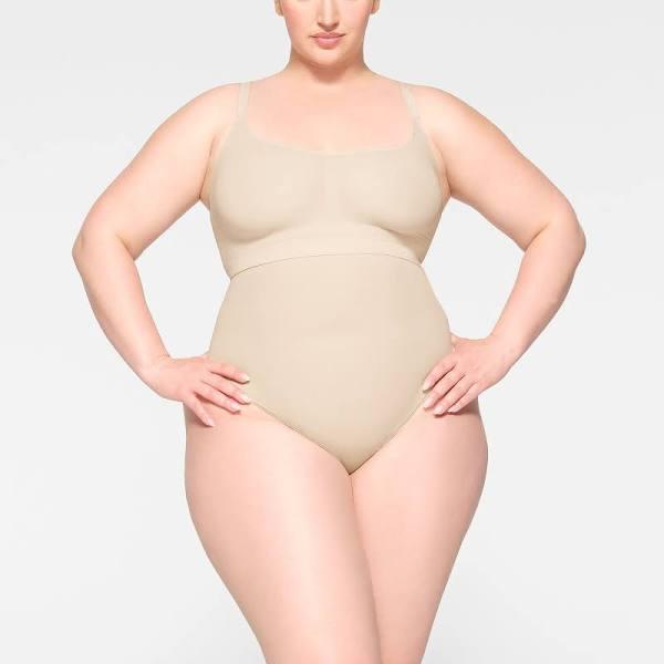Everyday Sculpt Mid Thigh Bodysuit | Sand