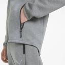 Evostripe Full-Zip Men's Hoodie in Medium Gray Heather, Size Small, Cotton by Puma