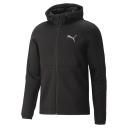 Evostripe Men's Full-Zip Hoodie in Black, Size XL, Polyester/cotton by Puma