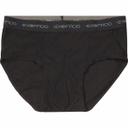 ExOfficio Men's Give-N-Go Flyless Brief Travel Underwear - Black Large