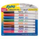 Expo Low Odor Dry Erase Markers Ultra-fine Tip Assorted Colors 8 Pack