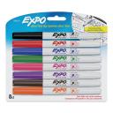 Expo Low Odor Dry Erase Markers Ultra-fine Tip Assorted Colors 8 Pack