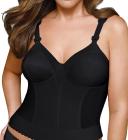 Exquisite Form Fully Back Close Longline Bra - 16C White
