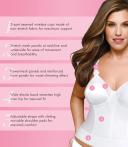 Exquisite Form Fully Back Close Longline Bra - 16C White