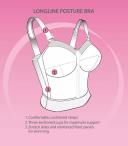 Exquisite Form Fully Back Close Longline Bra - 16C White