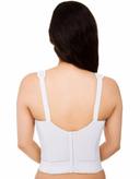 Exquisite Form Fully Back Close Longline Bra - 16C White