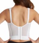 Exquisite Form Fully Back Close Longline Bra - 16C White