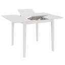 Extendable Dining Table (80-120)x80x74 cm MDF - Grey