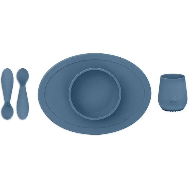 EZPZ - Silicone Tableware Set - Indigo Blue