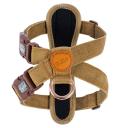 EzyDog Chest Plate Orange Dog Harness Small