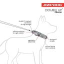 EzyDog Collar Double Up Bubblegum Large
