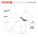 EzyDog Collar Double Up Bubblegum Large