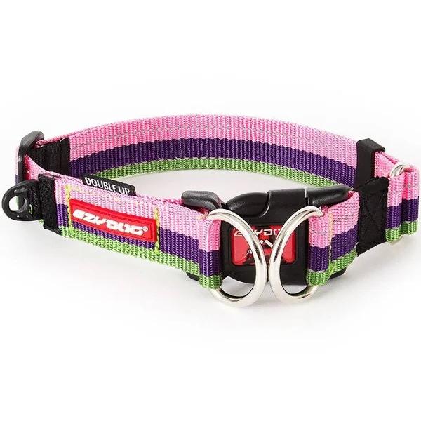 EzyDog Collar Double Up Bubblegum Large