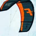 F-One Bandit S4 2023 Kite Wave 9m: Flame / Mint